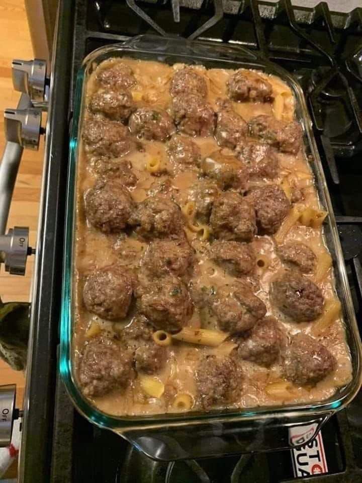 Swedish Meatball Noodle Bake - Cooking Recipes