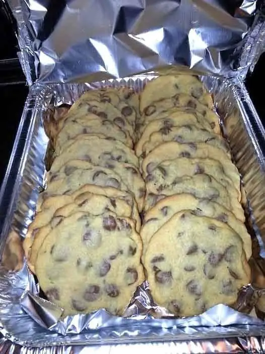 Best Chocolate Chip Cookies served on plate 